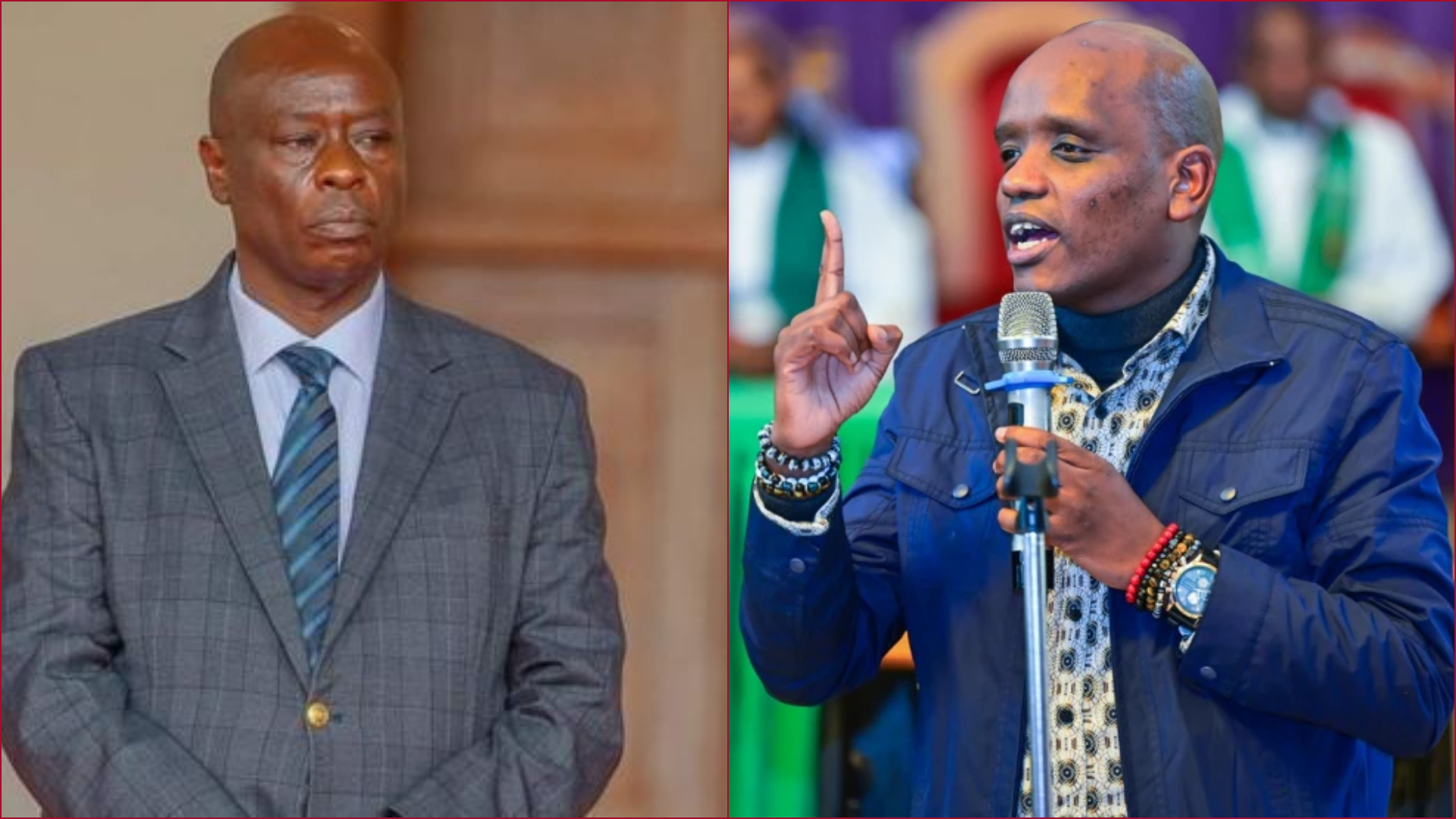 President William Ruto's close ally Dennis Itumbi (r) explained that the group Deputy President Rigathi Gachagua lamented being removed from was deleted for security reasons.